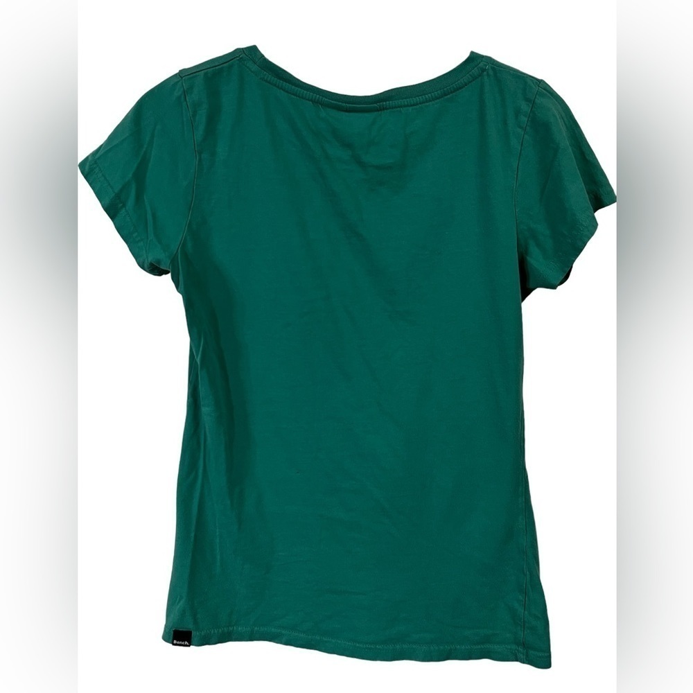 𝅺Bench Green T Shirt with White Logo - Medium - Picture 2 of 4